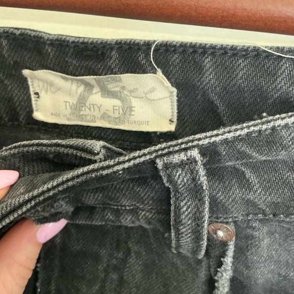 We the Free - Free People Black Distressed Flare Jeans - Picture 3 of 3